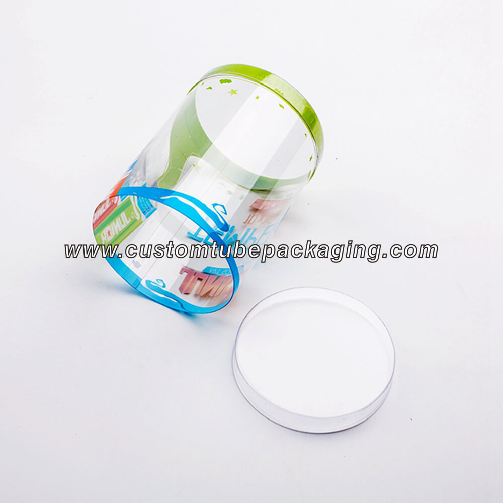 Plastic tube containers blister lid