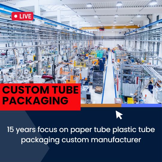 15 Años centrados en el fabricante personalizado de embalaje de tubos de plástico de tubos de papel