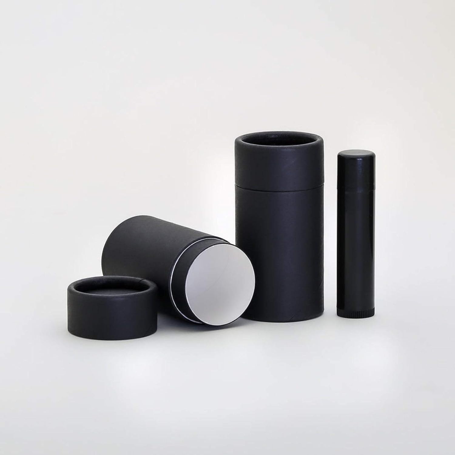 Biodegradable Black Deodorant Cardboard Tubes