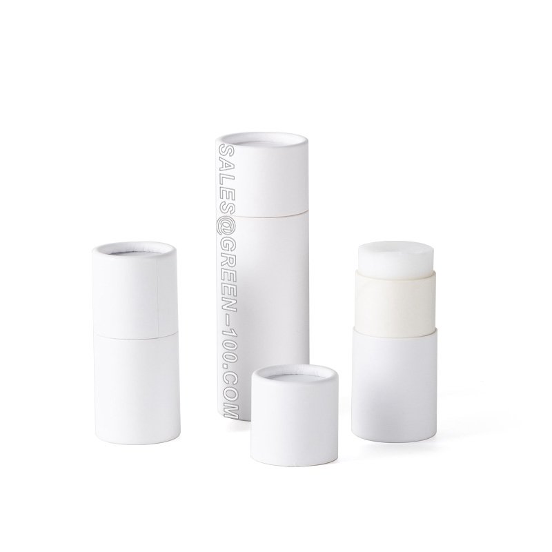 empty white paperboard lip balm tubes packaging (1)