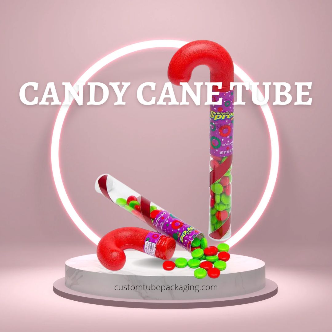 Candy Cane Tube 2 1 - Plastic Tube & Paper Tube Packaging Custom Specialist