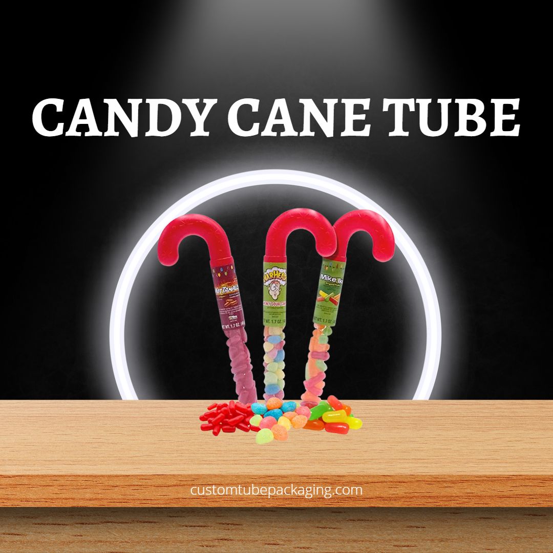 Candy Cane Tube 3 1 - Plastic Tube & Paper Tube Packaging Custom Specialist