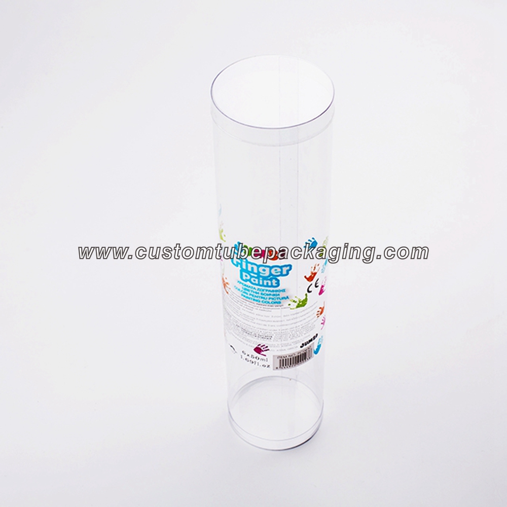 Transparent plastic tube