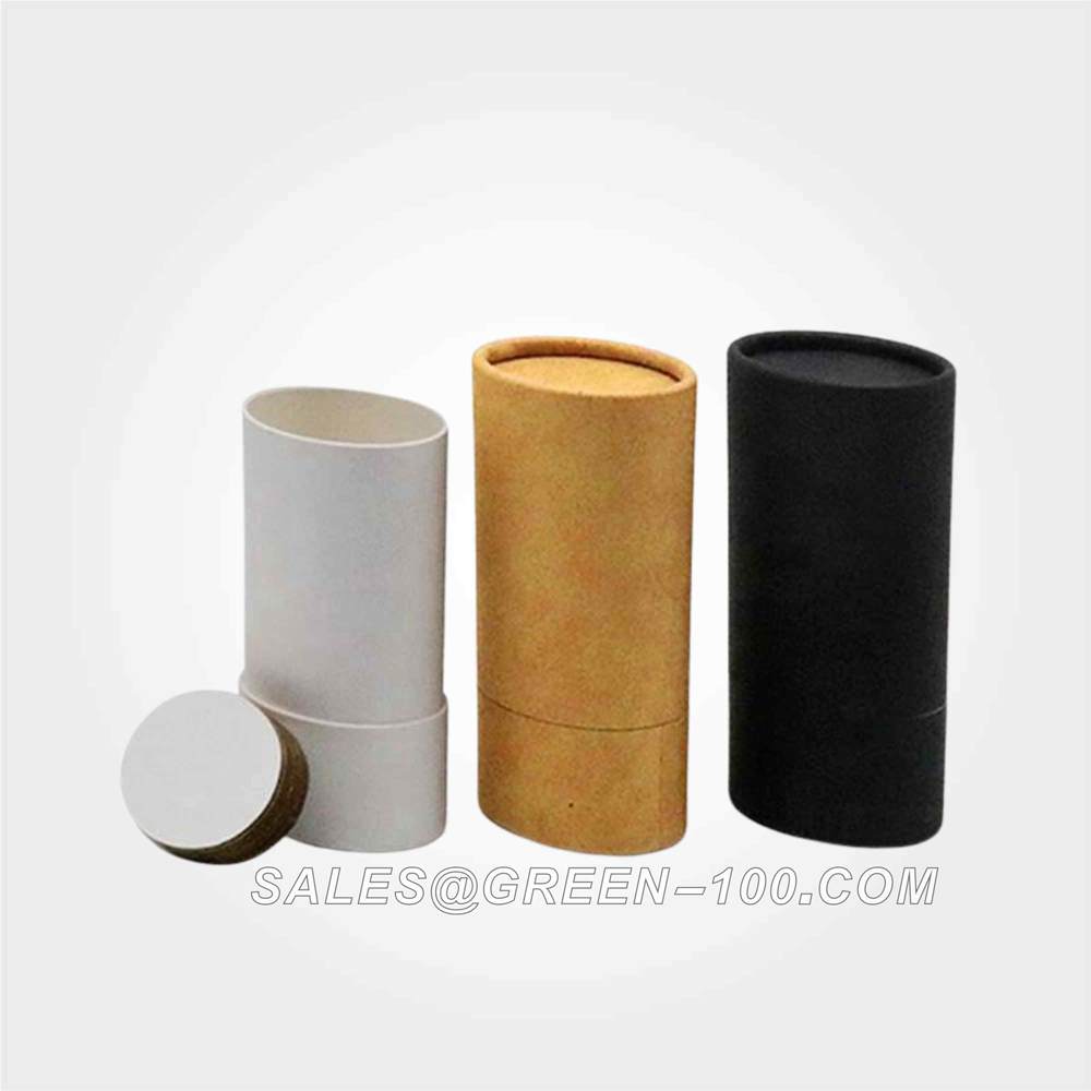 Recyclable Oval deodorant packaging wholesale. Deodorant packaging uses 100_ recyclable paper as raw materials_ which improves the environmental protection of the