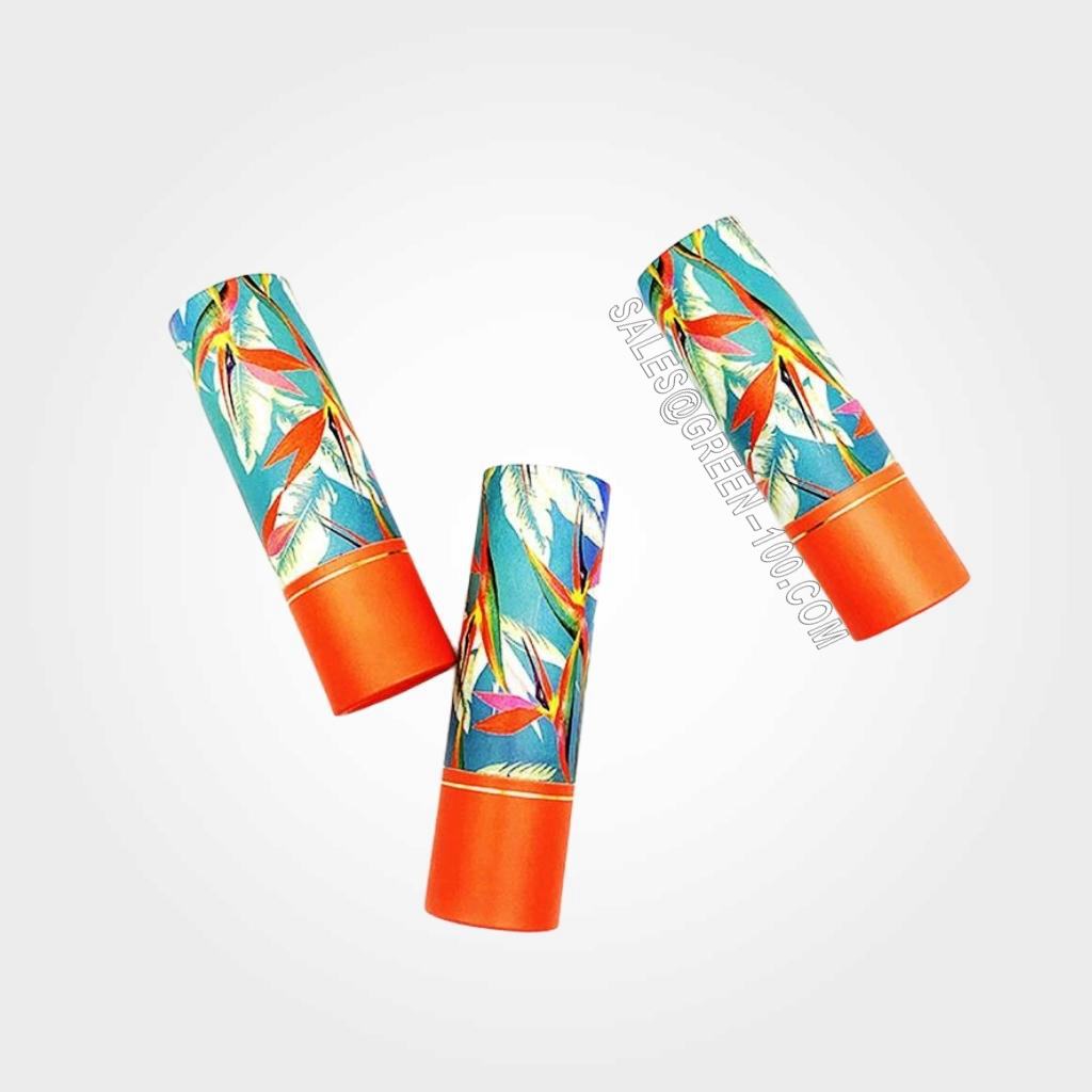 Eco Friendly Cosmetic Containers Cardboard Paper Tube Packaging